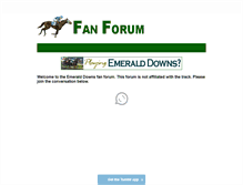 Tablet Screenshot of emeraldracing.com